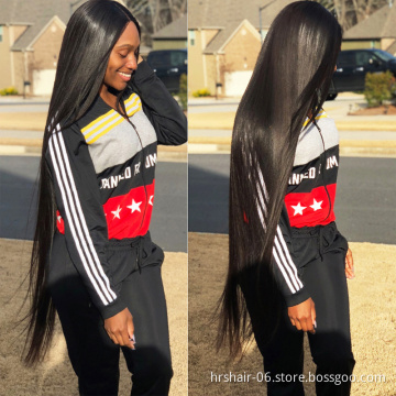 32 34 36 38 40 Inch Straight 100% Raw Indian Virgin Remy Human Hair Extensions Women Long Hair Bundles